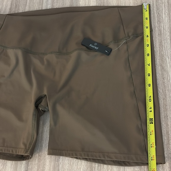 New SKIMS 3X Performance High Waist Smooth Brown Bike Shorts Stretch Activewear - Picture 8 of 8